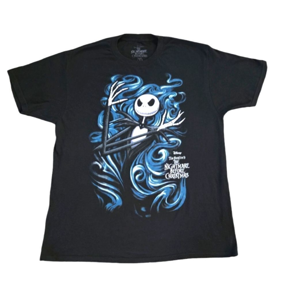 EC VINTAGE  DISNEY/TIM BURTON NIGHTMARE BEFORE CHRIATMAS SHORT SLEEVE SZ.L